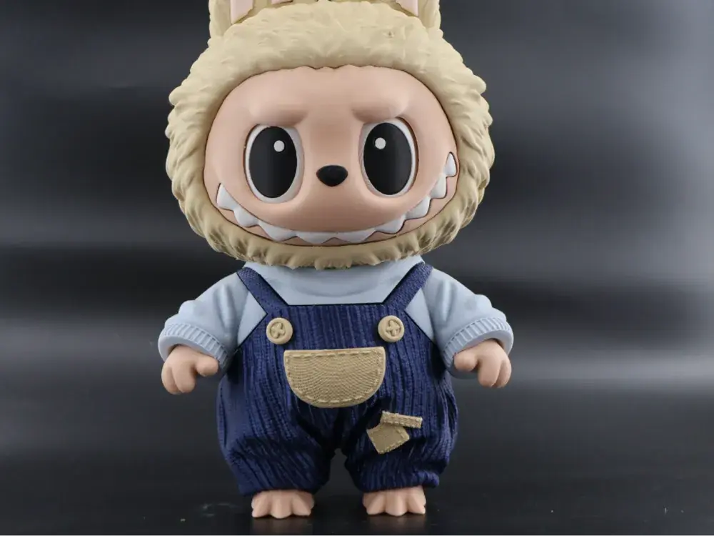 拉布LBUBU ZIMOMO 黑皮拆件免AMS超大娃time to chill匹配原版脸