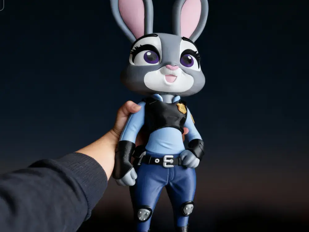 疯狂动物城朱迪尼克盖瑞蛇全分件潮玩手办